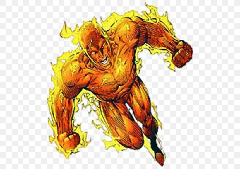 Human Torch Invisible Woman Thing Mister Fantastic Clint Barton, PNG, 500x577px, Human Torch, Art, Character, Claw, Clint Barton Download Free