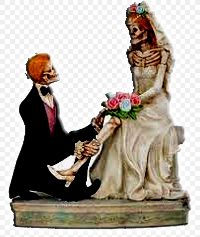 Love Never Dies Figurine Wedding Cake Topper, PNG, 1116x1320px, Love Never Dies, Bride, Bridegroom, Day Of The Dead, Death Download Free