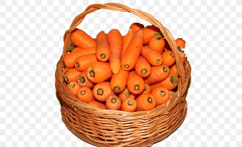 Carrot Food Vegetarian Cuisine Fruit Root, PNG, 500x500px, Carrot, Basket, Digestion, Eating, Food Download Free