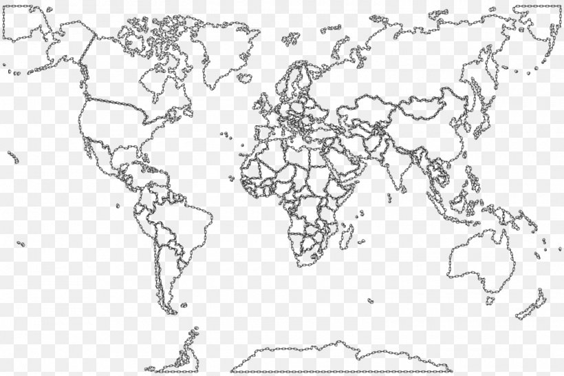 Coloring Book World Map Blank Map, PNG, 1500x999px, Coloring Book, Adult, Area, Black And White, Blank Map Download Free