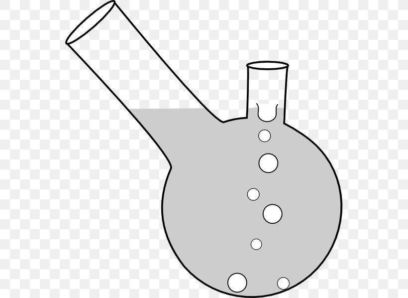 Laboratory Flasks Round-bottom Flask Erlenmeyer Flask Test Tubes Clip Art, PNG, 558x598px, Laboratory Flasks, Area, Artwork, Black And White, Boiling Download Free