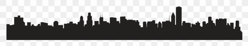 Skyline Clip Art New York City Image Portland, PNG, 1900x358px, Skyline, Black And White, City, Drawing, Logo Download Free