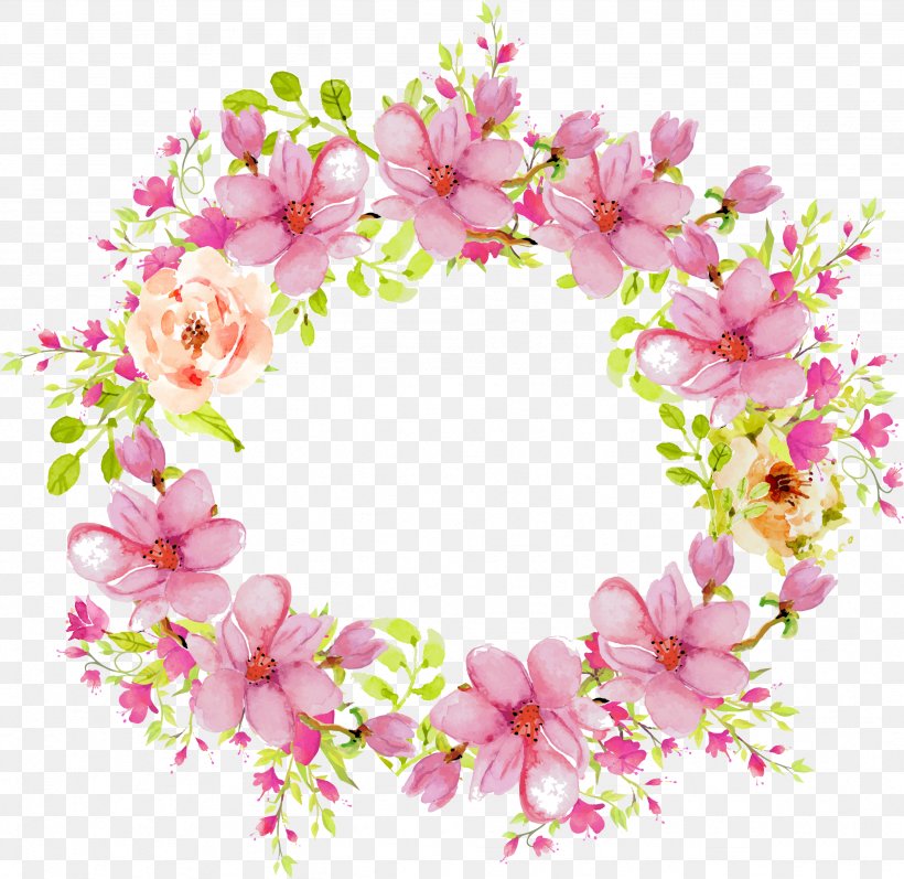 Wedding Invitation Flower Rose Clip Art, PNG, 2458x2392px, Wedding Invitation, Azalea, Blossom, Branch, Cherry Blossom Download Free