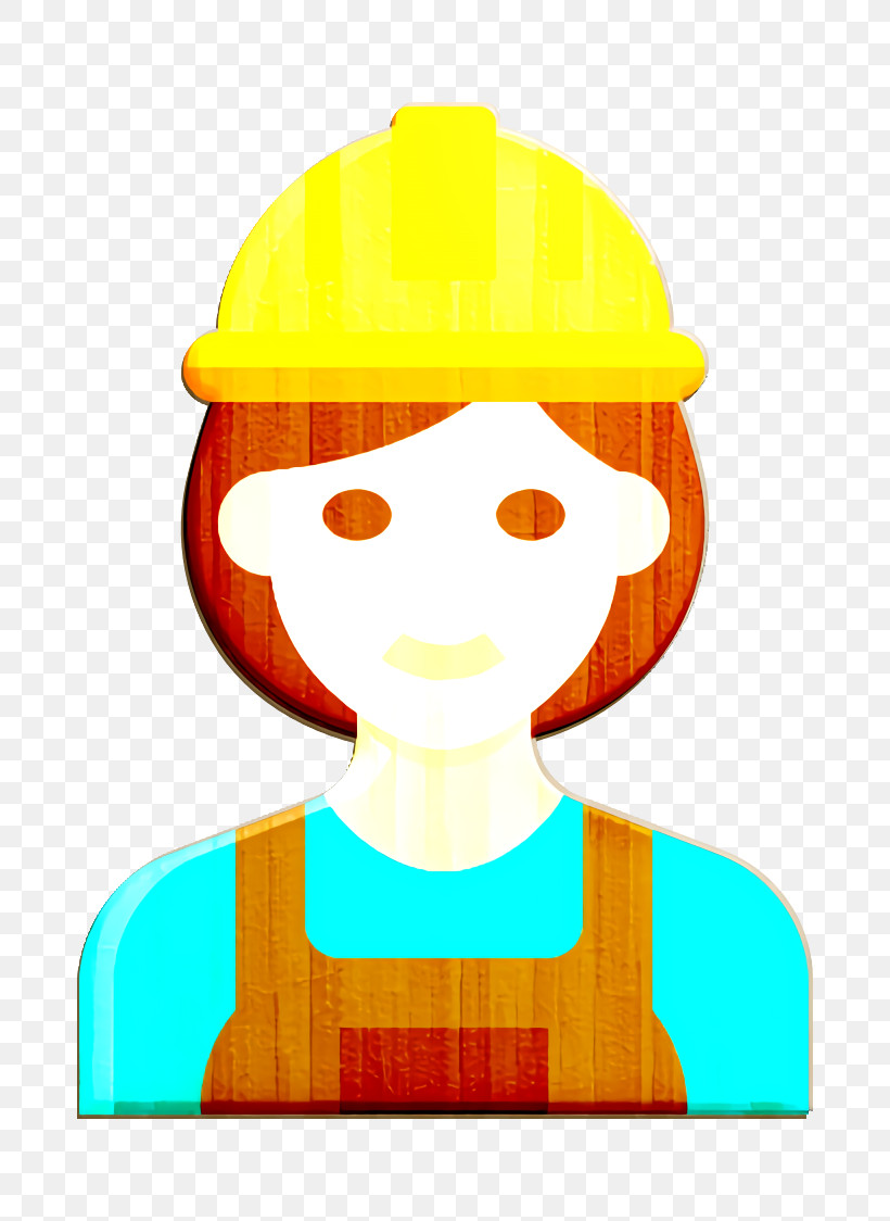 Builder Icon Occupation Woman Icon, PNG, 814x1124px, Builder Icon, Cartoon, Construction Worker, Hard Hat, Hat Download Free