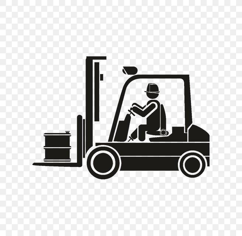 Forklift Machine Image Truck, PNG, 800x800px, Forklift, Black And White, Brand, Logo, Machine Download Free