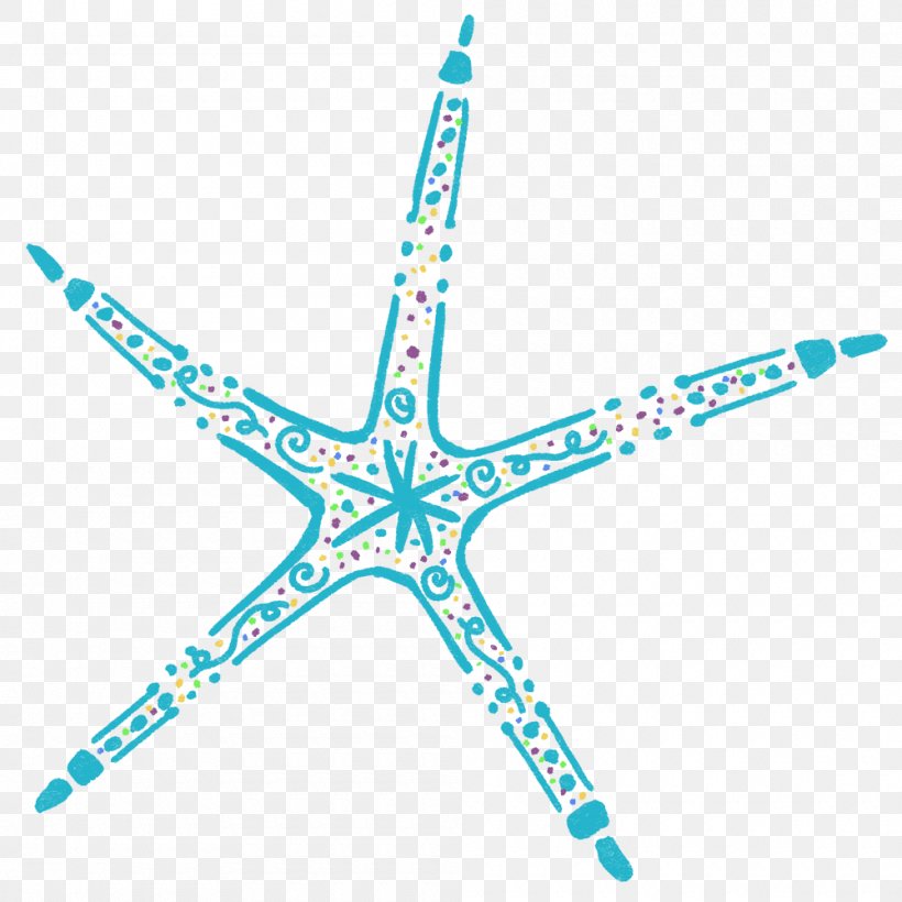 Starfish Echinoderm Line Point, PNG, 1000x1000px, Starfish, Blue, Echinoderm, Invertebrate, Marine Invertebrates Download Free