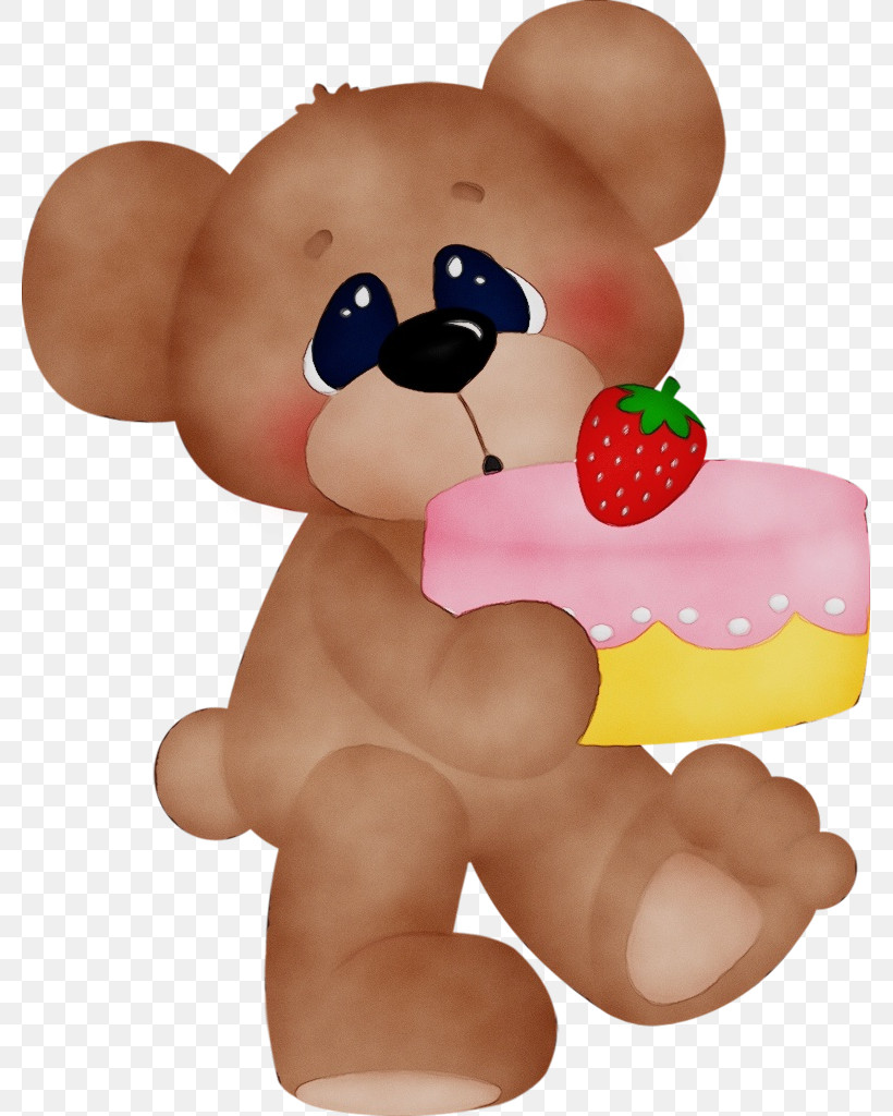 Teddy Bear, PNG, 779x1024px, Watercolor, Bears, Paint, Stuffed Toy, Teddy Bear Download Free