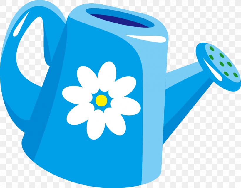 Watering Can Vector, PNG, 1340x1049px, Watering Cans, Blue, Cartoon, Clip  Art, Cookware Download Free
