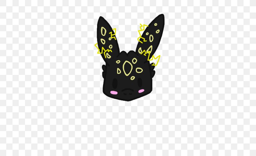 Easter Bunny Dog Font, PNG, 500x500px, Easter Bunny, Black, Black M, Butterfly, Canidae Download Free