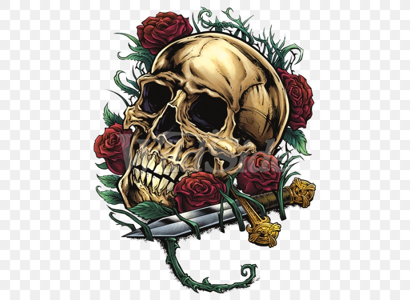 Human Skull Symbolism Clip Art Rose Image, PNG, 600x600px, Skull, Art, Bone, Calavera, Calvaria Download Free