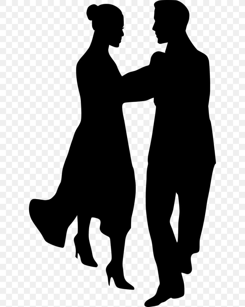 Partner Dance Silhouette Clip Art, PNG, 626x1024px, Dance, Art, Ballroom Dance, Black And White, Drawing Download Free