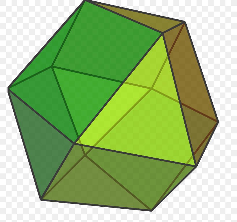 Cuboctahedron Cube Archimedean Solid Polyhedron Solid Geometry, PNG, 768x768px, Cuboctahedron, Archimedean Solid, Area, Cube, Face Download Free