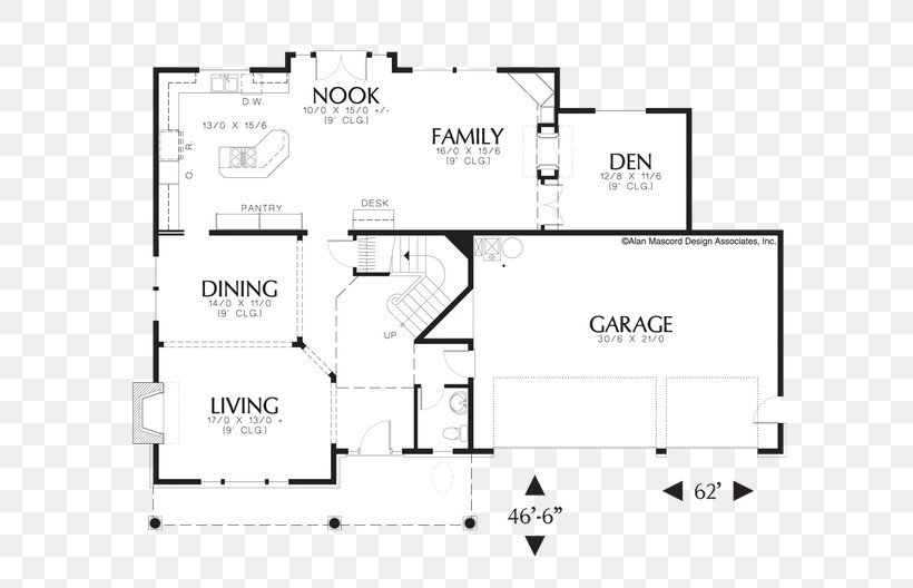 Floor Plan House Plan, PNG, 650x528px, Floor Plan, Alan Mascord Design Associates, Apartment, Area, Arts And Crafts Movement Download Free