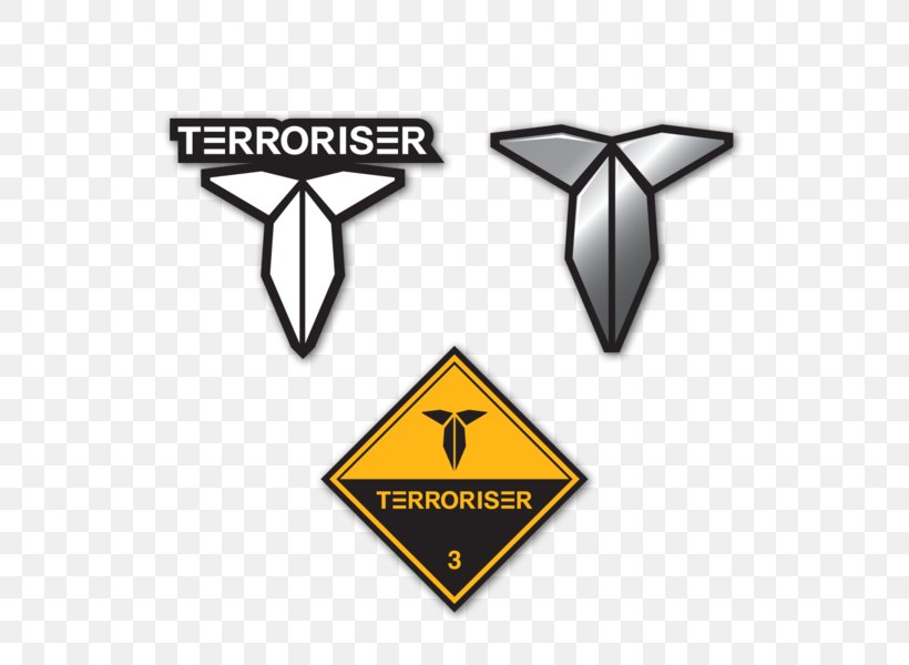 Logo Terroriser Sticker, PNG, 600x600px, Logo, Area, Brand, Lapel Pin, Sign Download Free