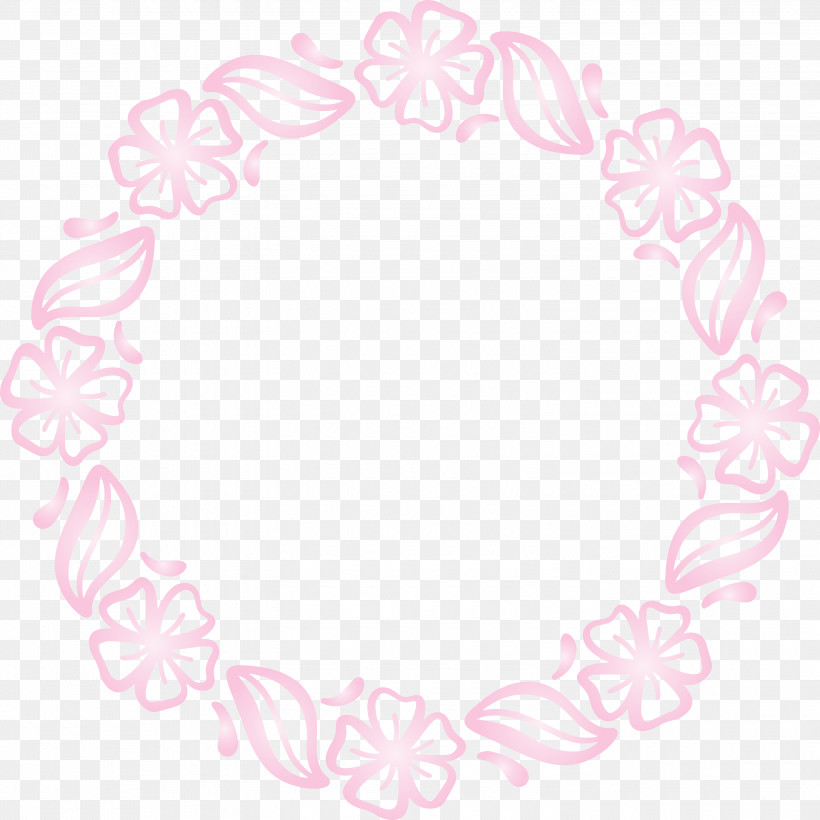 Spring Frame Flower Frame Floral Frame, PNG, 3000x3000px, Spring Frame, Floral Frame, Flower Frame, Leaf Frame, Pink Download Free