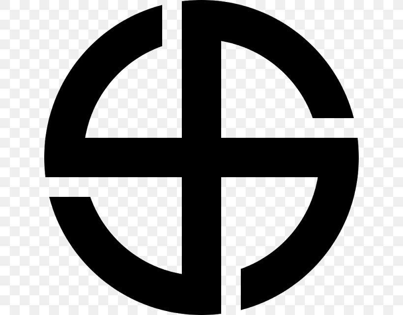 Swastika Peace Symbols Christian Cross, PNG, 640x640px, Swastika, Area, Black And White, Celtic Cross, Christian Cross Download Free