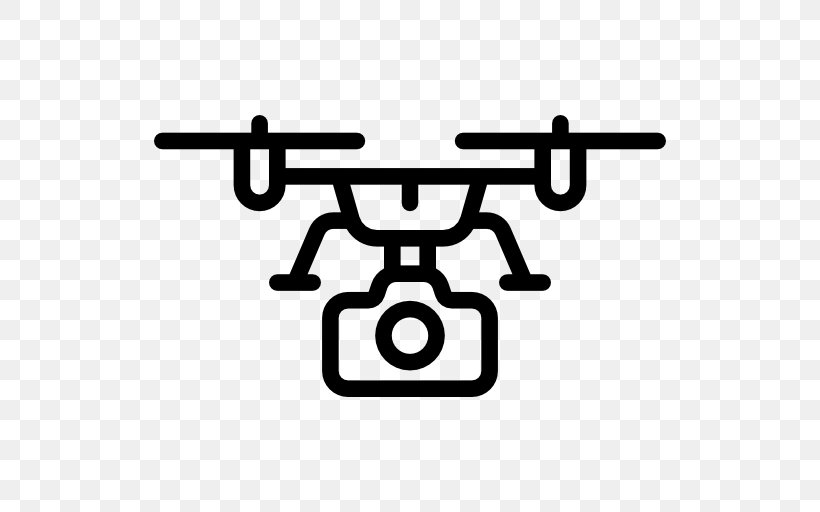 Unmanned Aerial Vehicle Quadcopter Photography Phantom Technology, PNG, 512x512px, Unmanned Aerial Vehicle, Advertising, Aerial Photography, Area, Black And White Download Free
