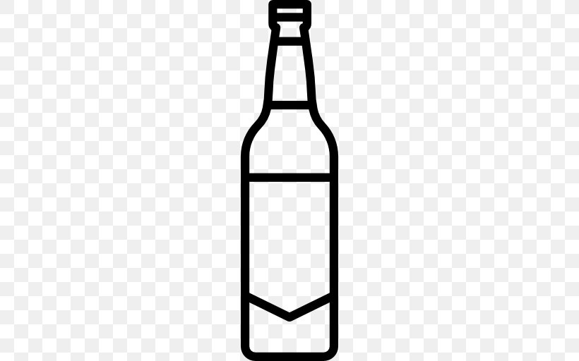 White Wine Beer Bottle, PNG, 512x512px, Wine, Alcoholic Drink, Beer, Beer Bottle, Black And White Download Free