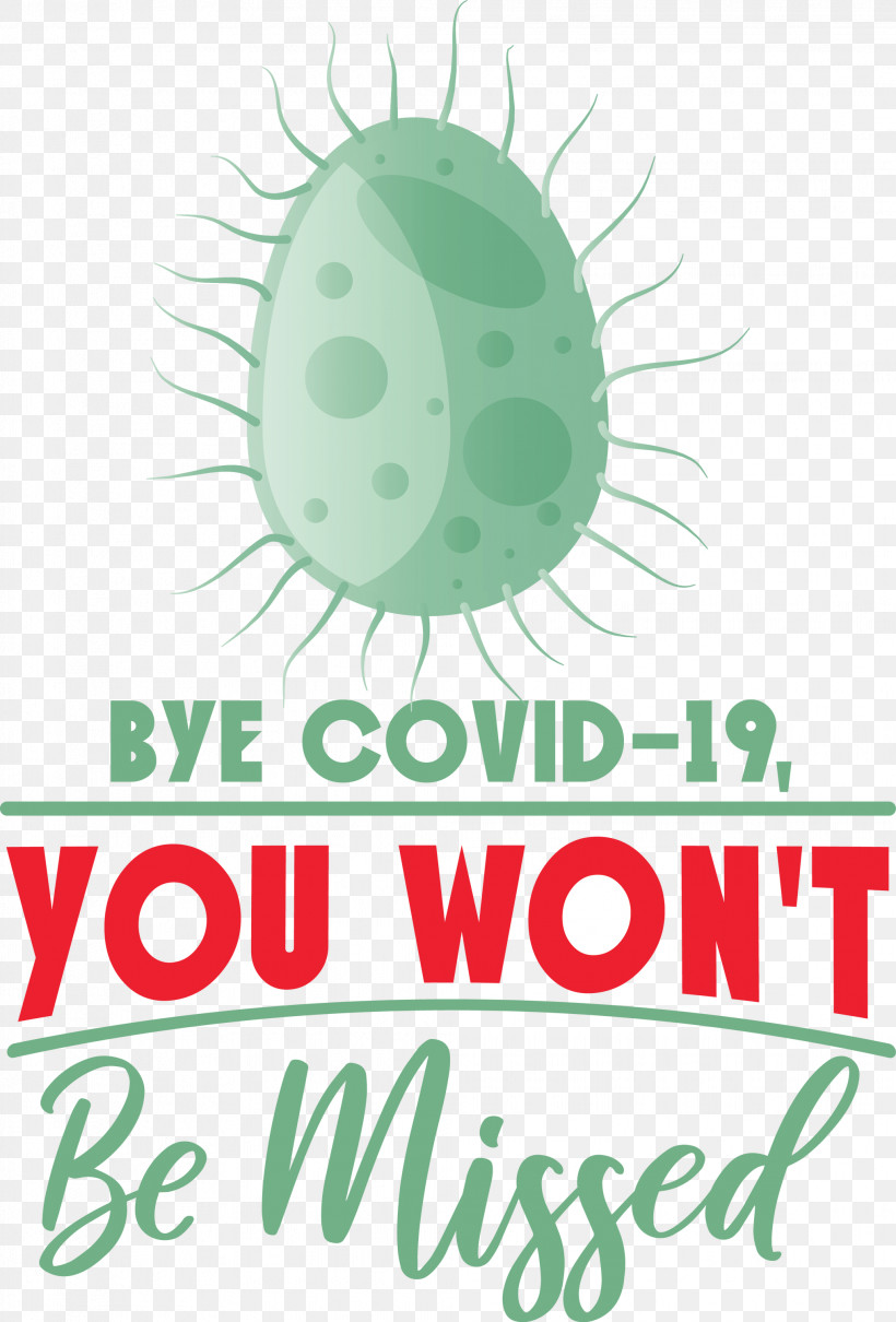 Bye COVID19 Coronavirus, PNG, 2032x2999px, Coronavirus, Geometry, Green, Line, Logo Download Free