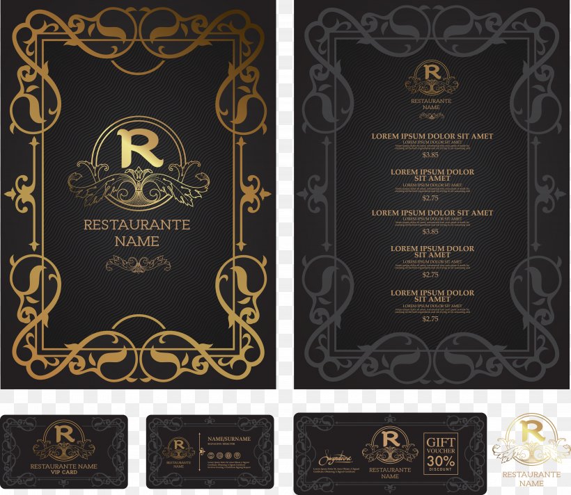 Cafe Menu Restaurant, PNG, 4981x4328px, Cafe, Brand, Business Card, Catering, Food Download Free