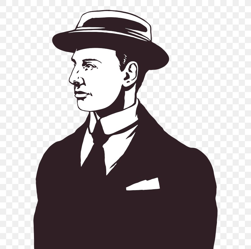 Character Home Front Human Behavior Macknade Fine Foods Fedora, PNG, 694x812px, Character, Bbc, Behavior, Black And White, Cartoon Download Free