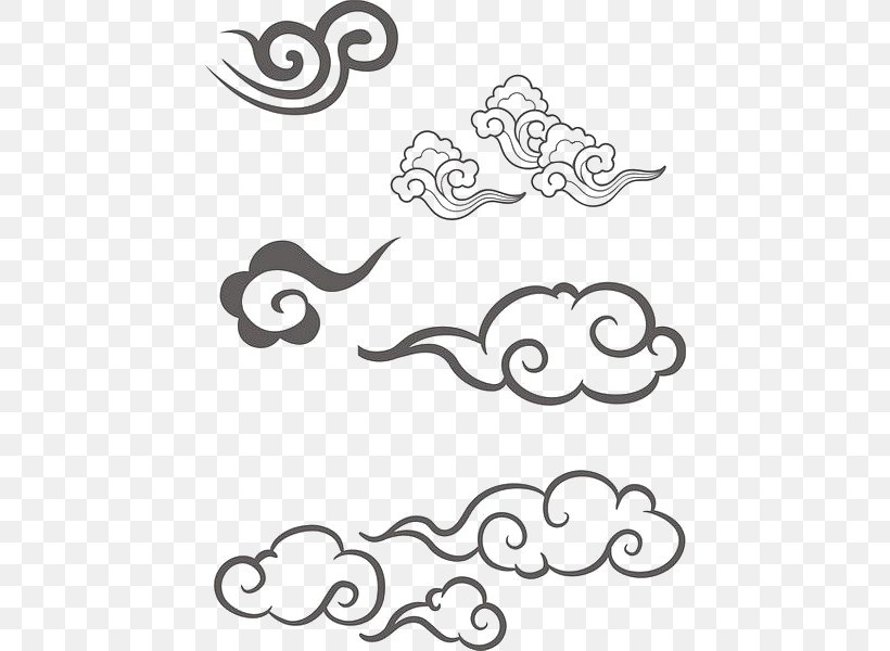China Drawing, PNG, 444x600px, China, Area, Art, Black And White, Cloud Download Free