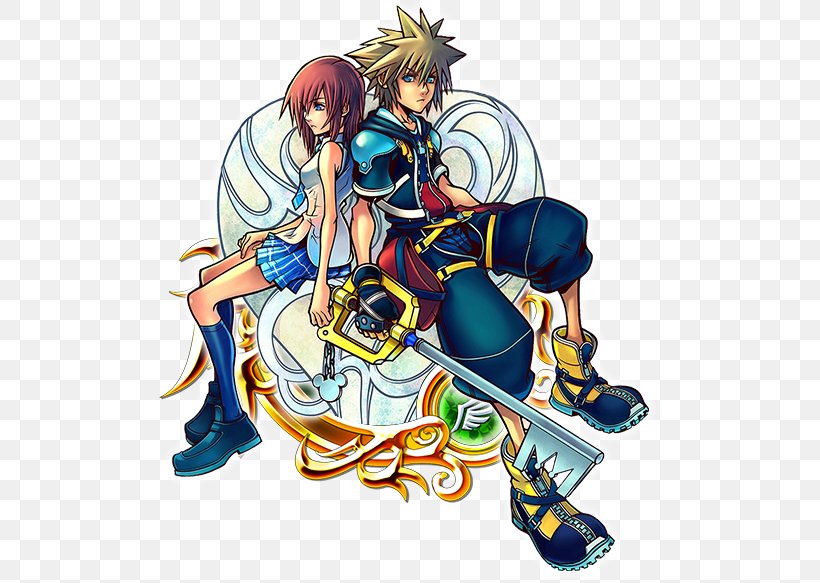 Kingdom Hearts III Kingdom Hearts HD 1.5 Remix PlayStation 2, PNG, 502x583px, Watercolor, Cartoon, Flower, Frame, Heart Download Free