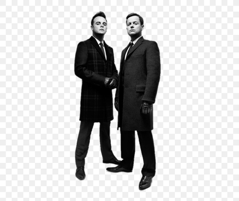 Kray Twins Ant & Dec Tuxedo Costume Captain Amos Burke, PNG, 518x691px, Ant Dec, Anthony Mcpartlin, Black And White, Clothing, Costume Download Free