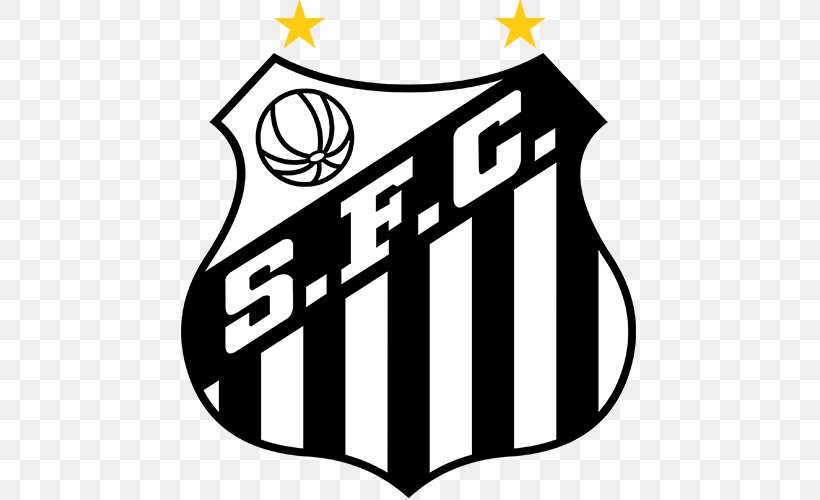 Santos FC Campeonato Brasileiro Série A Brazil Grêmio Foot-Ball Porto Alegrense Sport Club Corinthians Paulista, PNG, 500x500px, Santos Fc, Area, Artwork, Black, Black And White Download Free