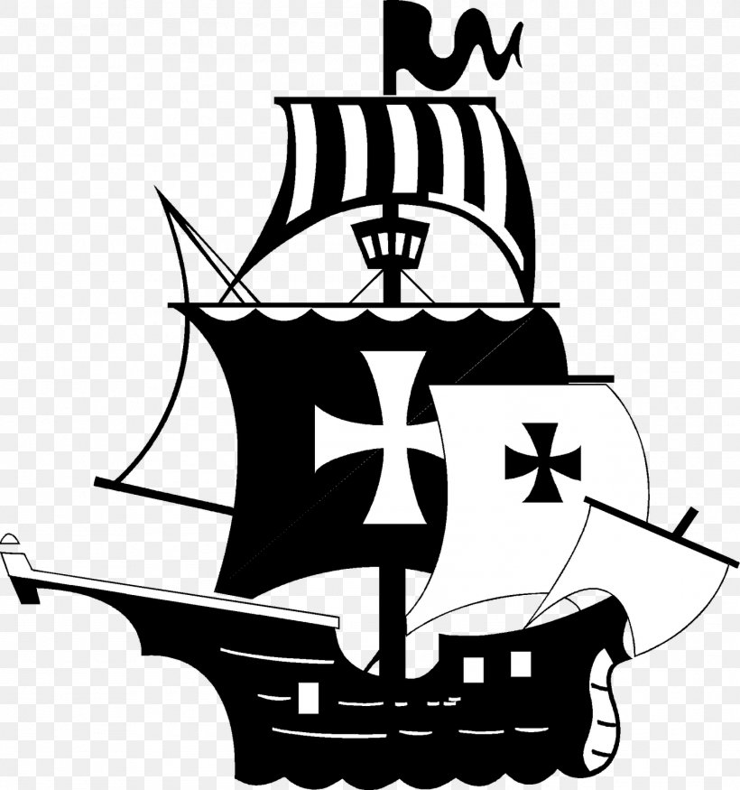 Ship Clip Art, PNG, 1499x1600px, Ship, Artwork, Black And White, Caravel, Galleon Download Free