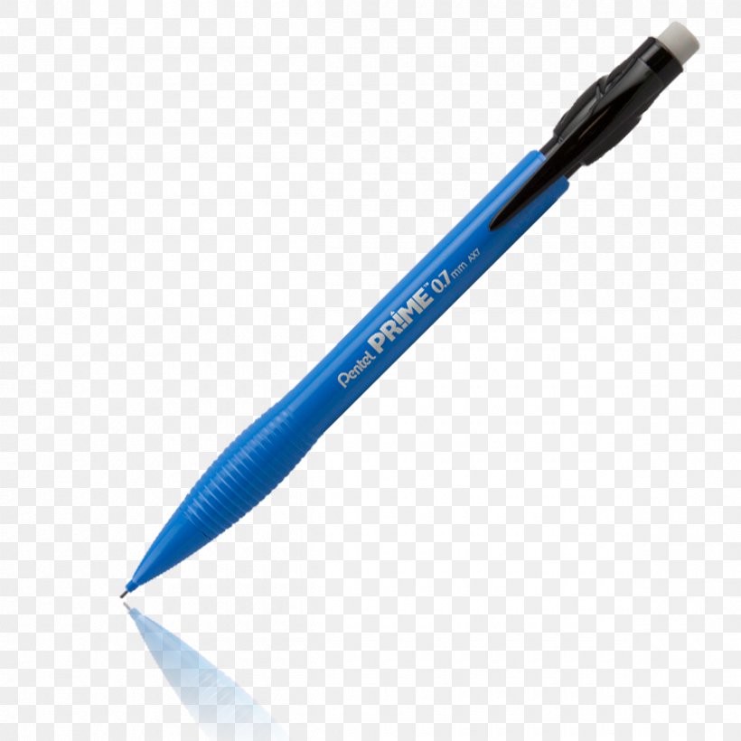 Ballpoint Pen Pentel Mechanical Pencil, PNG, 2400x2400px, Ballpoint Pen, Ball Pen, Blue, Eraser, Gel Pen Download Free