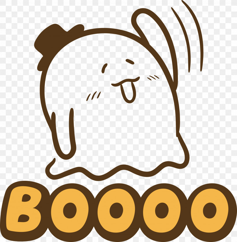 Boo Halloween, PNG, 2934x3000px, Boo, Behavior, Biology, Black, Cartoon Download Free