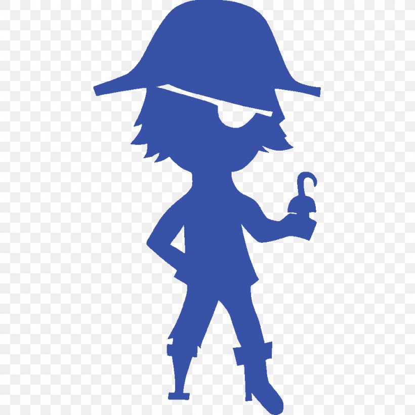 Silhouette Sticker Wall Decal Pirate Window, PNG, 1000x1000px, Silhouette, Bathroom, Door, Electric Blue, Fictional Character Download Free