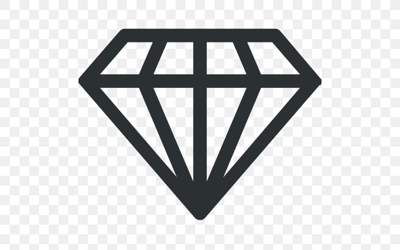 Drawing Diamond Gemstone, PNG, 512x512px, Drawing, Black, Black And White, Brand, Brilliant Download Free