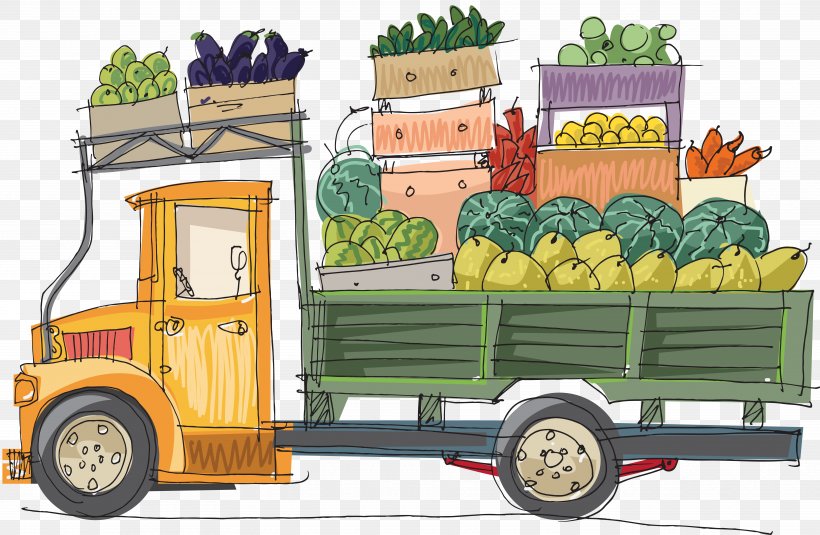 Fruit Car Vegetable, PNG, 7279x4753px, Fruit, Apple, Car, Farmers Market, Food Download Free