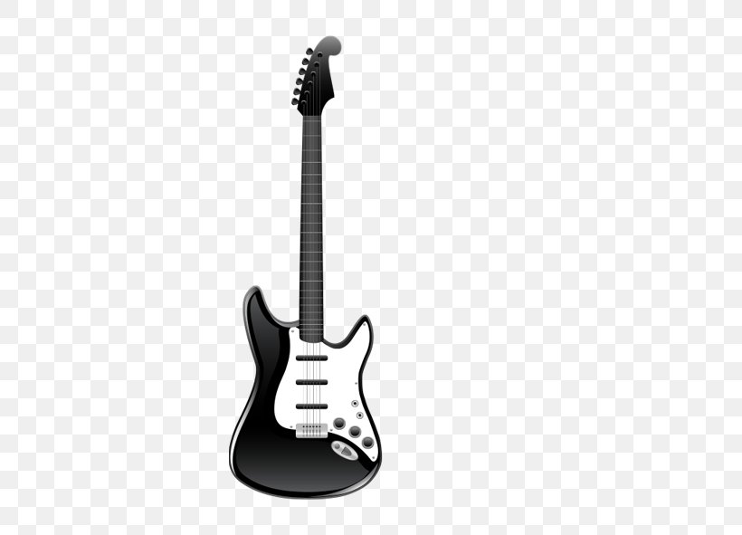 Electric Guitar Royalty-free Black And White Clip Art, PNG, 591x591px, Watercolor, Cartoon, Flower, Frame, Heart Download Free