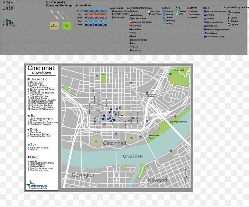 Downtown Cincinnati Map Southwest Ohio Regional Transit Authority Bus, PNG, 1875x1561px, Cincinnati, Area, Bus, Diagram, Engineering Download Free