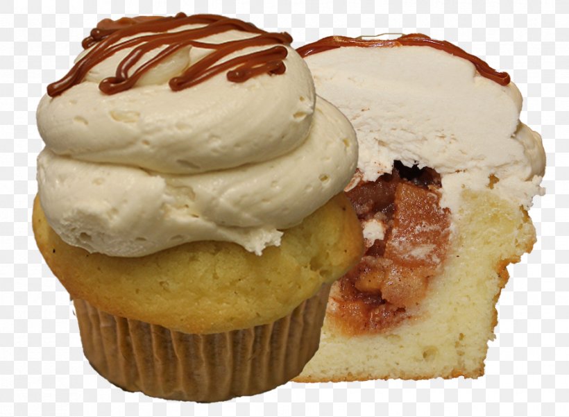 Ice Cream Caramel Apple Cupcake Muffin, PNG, 929x681px, Ice Cream, Apple, Baking, Buttercream, Cake Download Free