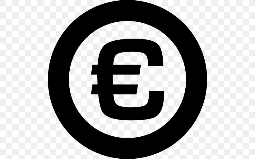 Logo Euro Sign, PNG, 512x512px, Logo, Area, Brand, Copyright Symbol, Euro Sign Download Free