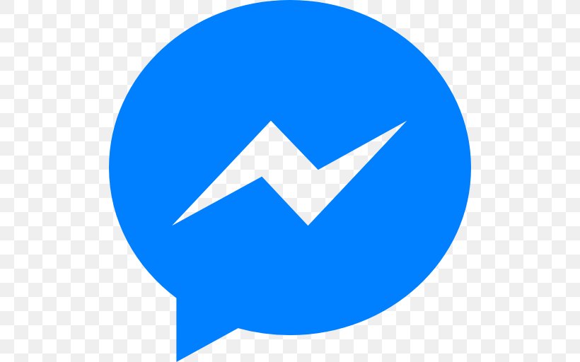 Logo Facebook Messenger Instant Messaging, PNG, 512x512px, Logo, Area, Blue, Brand, Computer Software Download Free