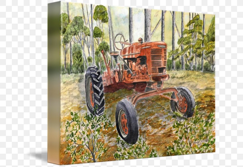 Tractor Vintage John Deere Watercolor Painting Art, PNG, 650x565px, Tractor, Acrylic Paint, Agricultural Machinery, Agriculture, Art Download Free