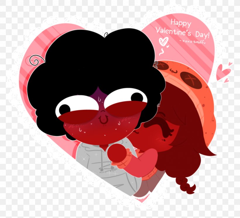 Animated Cartoon Valentine's Day Illustration, PNG, 937x852px, Cartoon, Animated Cartoon, Heart, Love, Petal Download Free