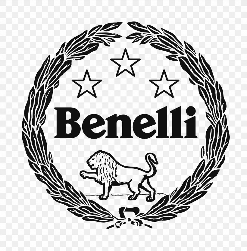 Benelli Q.J. Srl Motorcycle Logo Image, PNG, 3000x3051px, Benelli, Area, Ball, Black And White, Brand Download Free