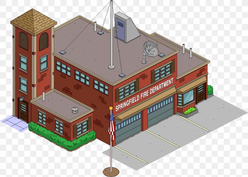 The Simpsons: Tapped Out Fire Department Crook And Ladder Apu Nahasapeemapetilon Firefighter, PNG, 1532x1098px, Simpsons Tapped Out, Apu Nahasapeemapetilon, Building, Crook And Ladder, Elevation Download Free