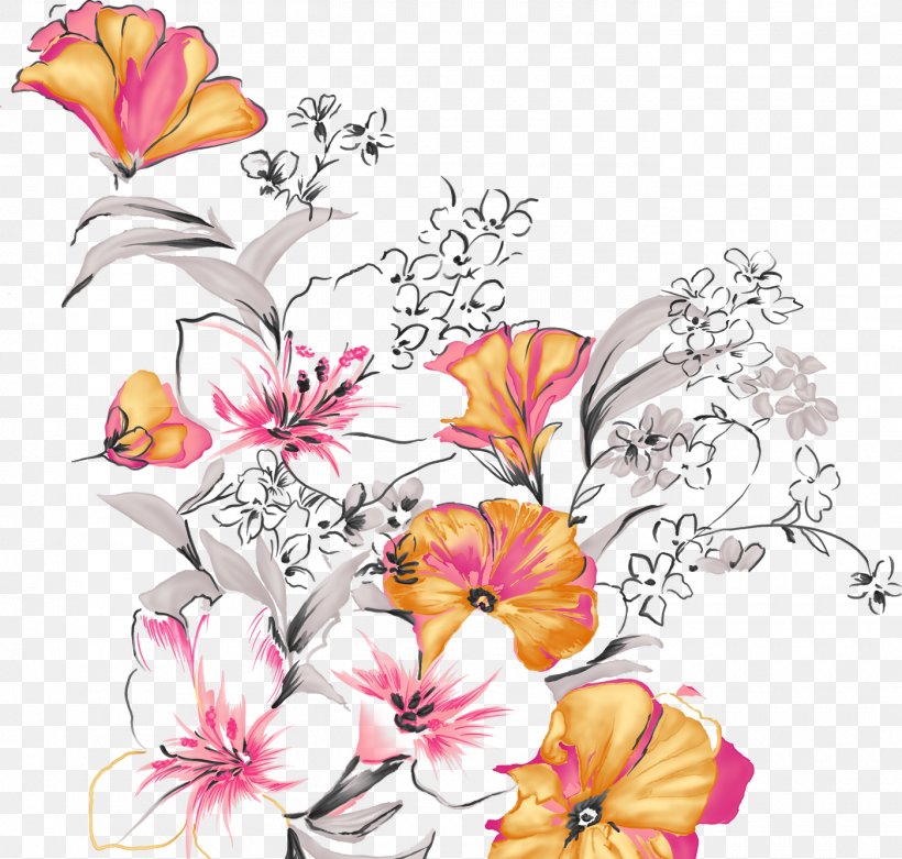 Flower Bouquet Clip Art, PNG, 1400x1334px, Flower, Art, Blossom, Branch, Cherry Blossom Download Free