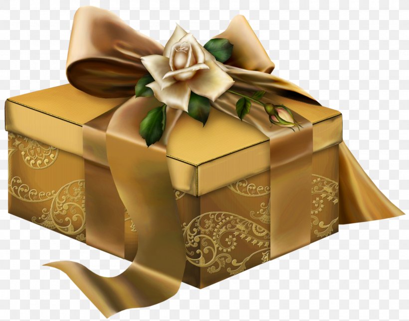 Gold 3D Present With Roses Clipart, PNG, 1900x1490px, Gift, Box, Decorative Box, Gift Card, Gift Wrapping Download Free