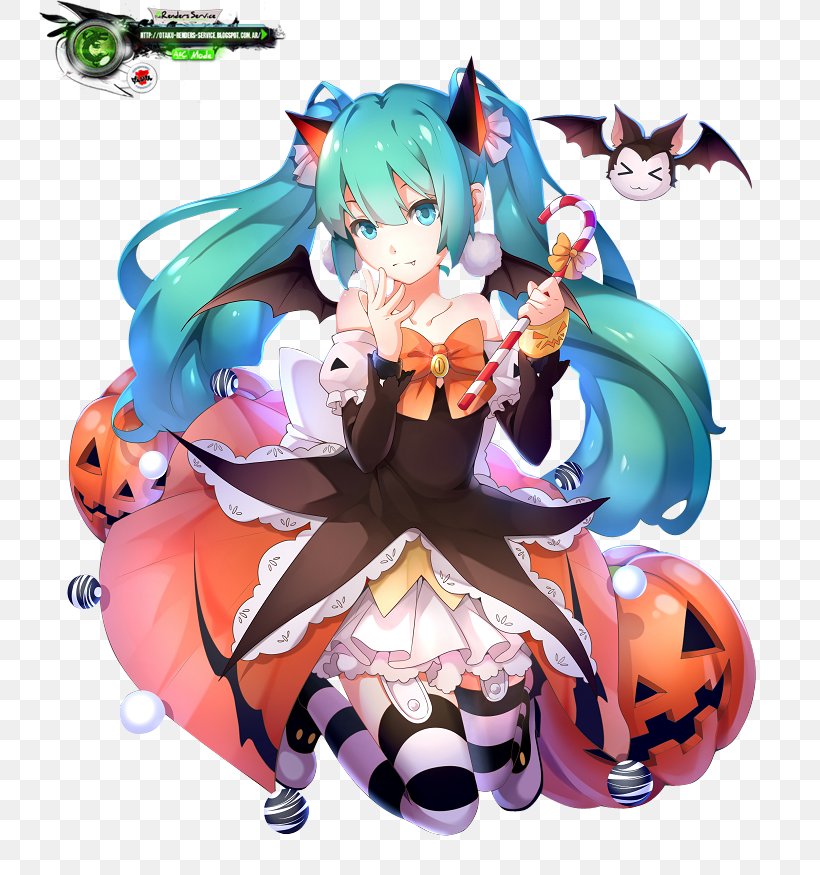 Hatsune Miku Vocaloid Chiyo Mihama Halloween Megurine Luka, PNG, 742x875px, Watercolor, Cartoon, Flower, Frame, Heart Download Free