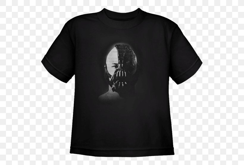 T-shirt Batman Bane Crew Neck, PNG, 555x555px, Tshirt, Active Shirt, Bane, Batman, Black Download Free