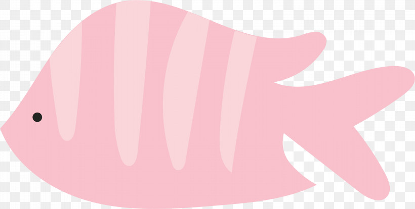 Fish Pink M Science Biology, PNG, 3000x1518px, Watercolor, Biology, Fish, Paint, Pink M Download Free