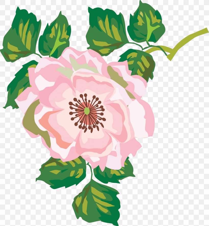 Floral Design Pink Cabbage Rose Flower Clip Art, PNG, 2318x2500px, Floral Design, Artwork, Cabbage Rose, Cut Flowers, Flora Download Free